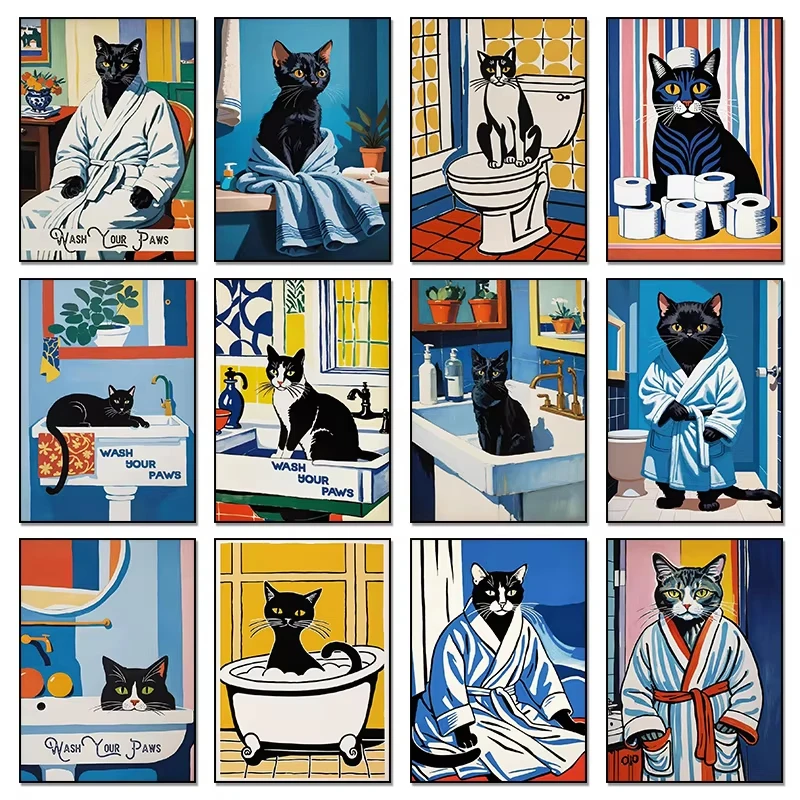 Bathrobe - Divertente accappatoio da bagno con gatto