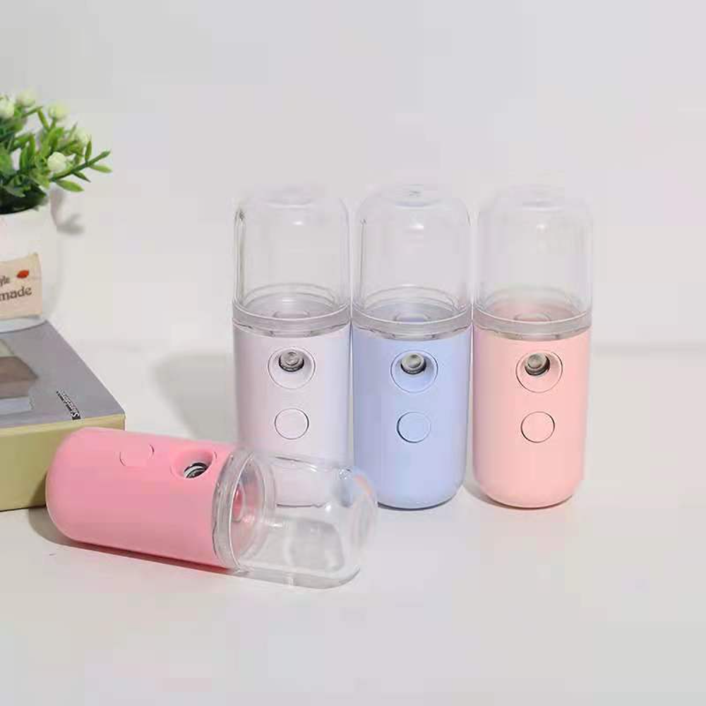 Face Steamer - Vaporizzatore Facciale Portatile Ricaricabile, Mini Umidificatore
